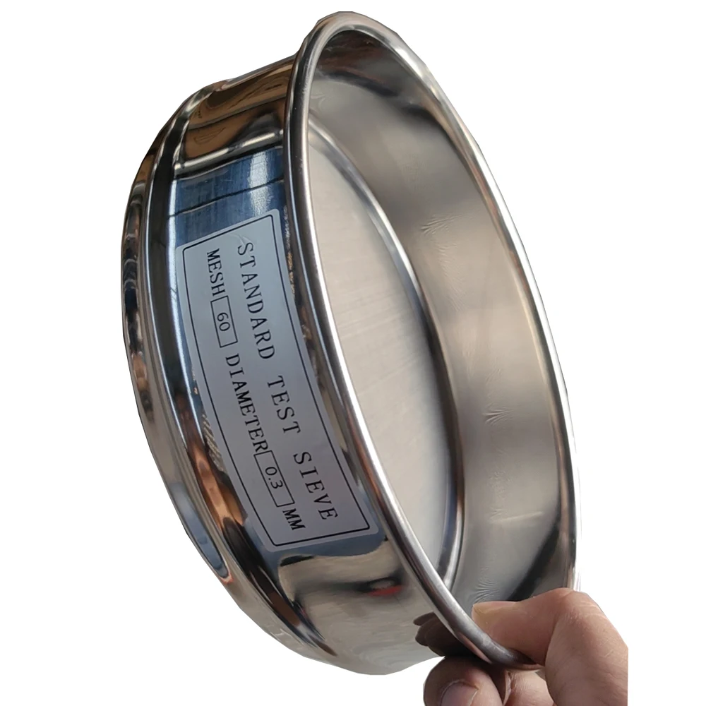 Stainless Steel Screen Sieve Laboratory Testing Seed Powder Screen Mesh Sieve