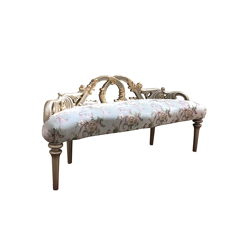 MO LANEuropean bedroom bed cloth art imperial concubine shoe stool luxury whole bed stool