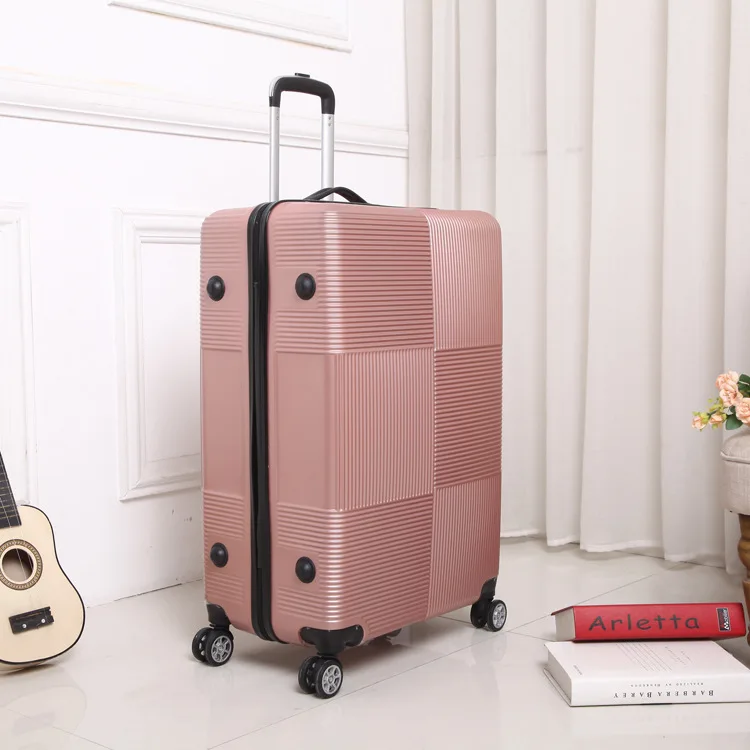 
Wholesale Women ABS Hard Shell Trolley Travel Bags 3 Pcs Suitcase Luggage Sets 