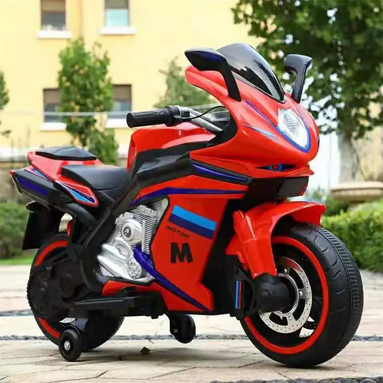 2020 funny design kids ride on toys colorful plastic 12V electric kids motorcycle