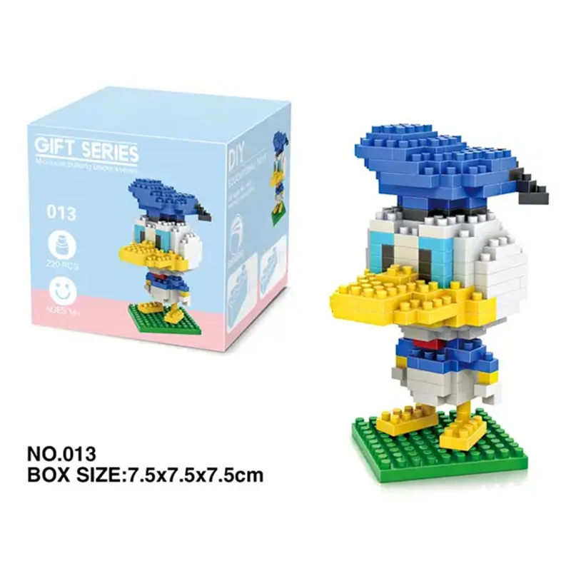 2024 Mini Cartoon Mouse Compatible with DIY Assembling Particles Micro Educational Diamond Building Blocks Sets Kids Toys