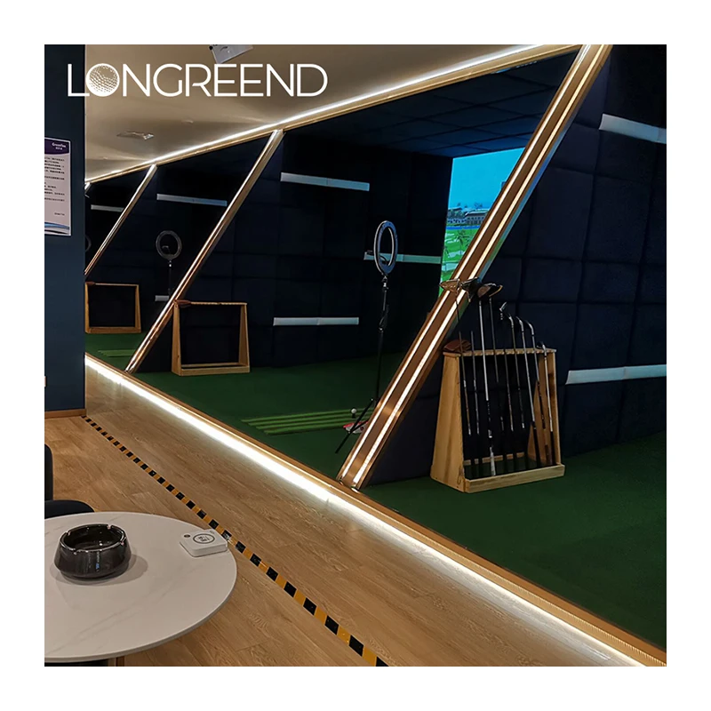 LONGREEND оборудование для досуга и развлечений игры в гольф тренировочный одноэкранный гольф-симулятор помещений