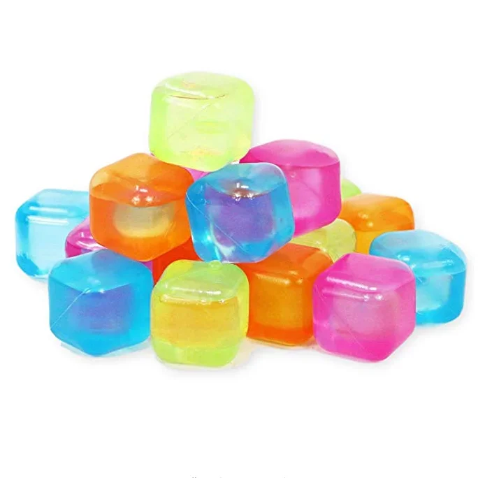 Wholesale PE High Quaily Clear Ice Cube for Party Wedding Photography Props and DIY Craft Explore Makers