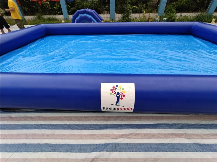 Customized Inflatable Swim Pool PVC Tarpaulin Water Slide Commercial Water Park Pools