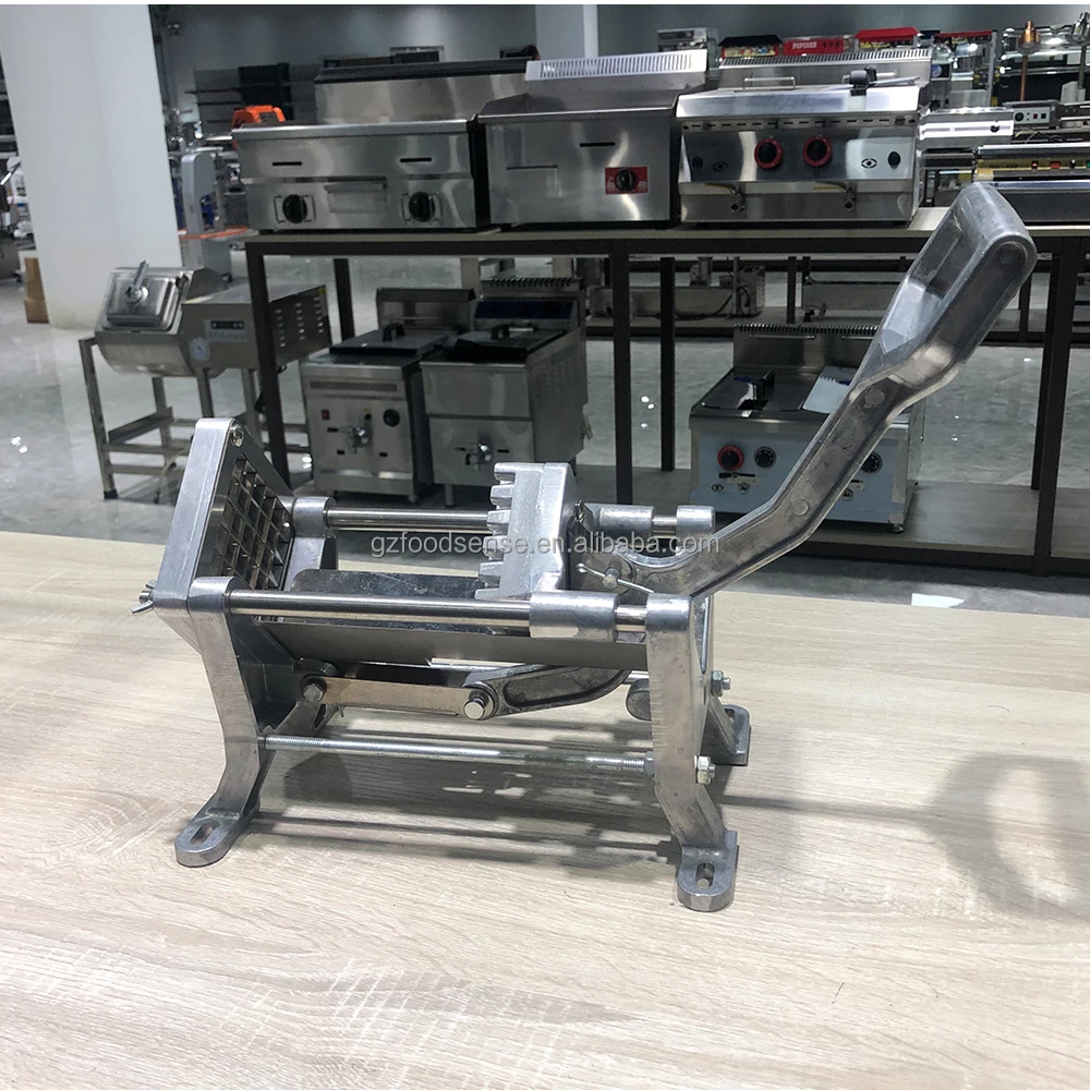 Hot Sale Mini Manual Potato Chipper Machine 3 Blades 8MM 10MM 12MM Vegetable & Fruit Cutter