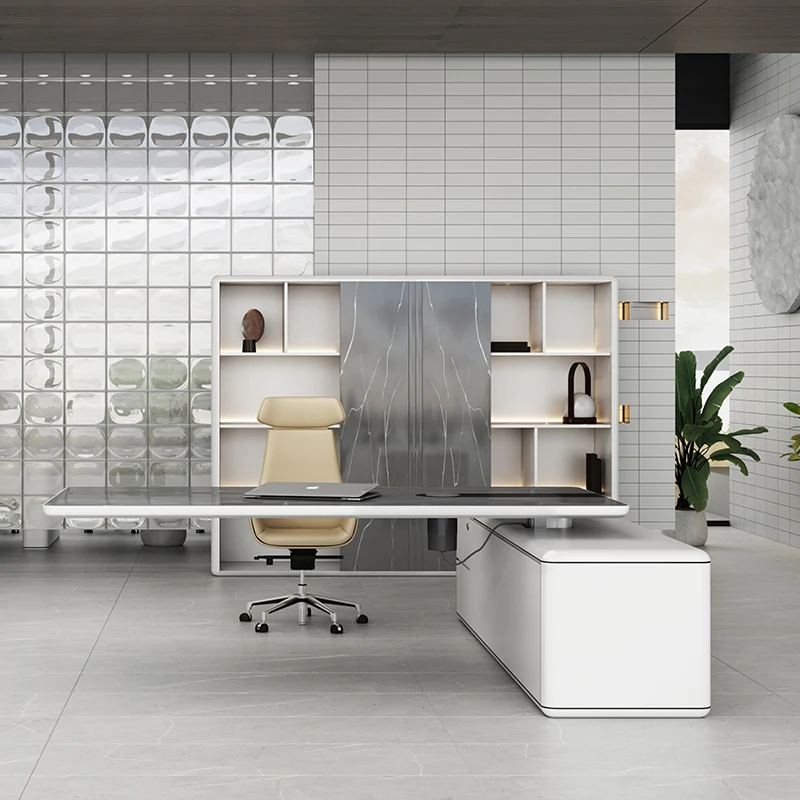 Modern Office Furniture Table L Shaped Executive Office Desk luxury office furniture Designs Manager Boss CEO Desk