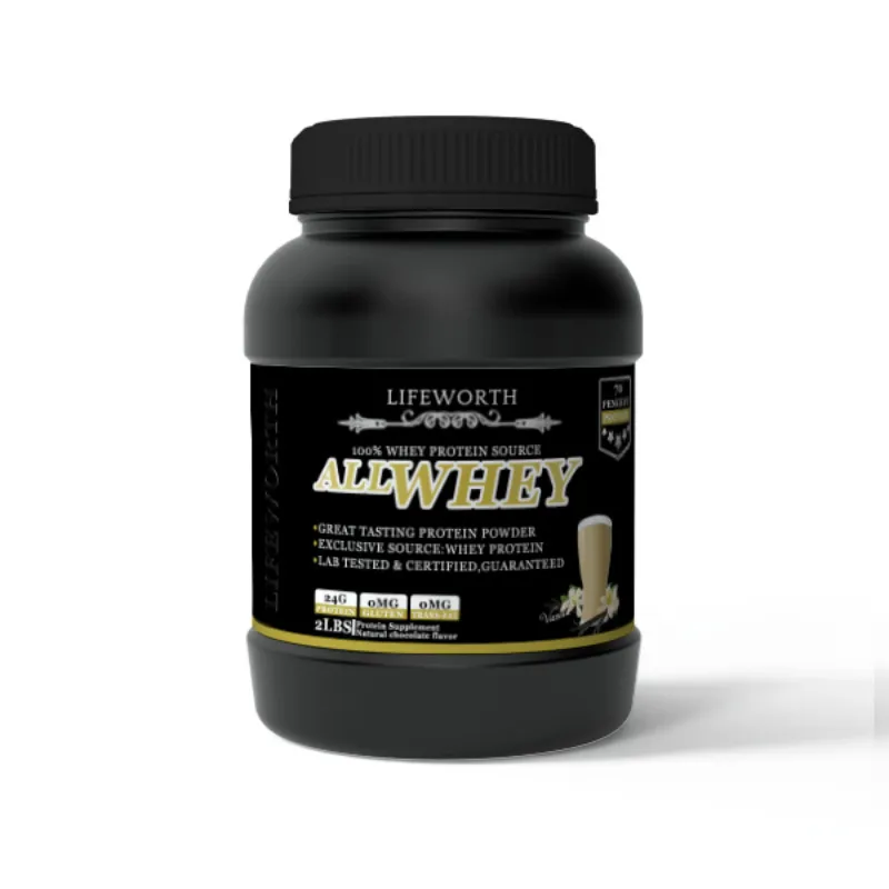Lifeworth сывороточный протеиновый порошок с ароматом масла, Собственная торговая марка, золотой стандарт