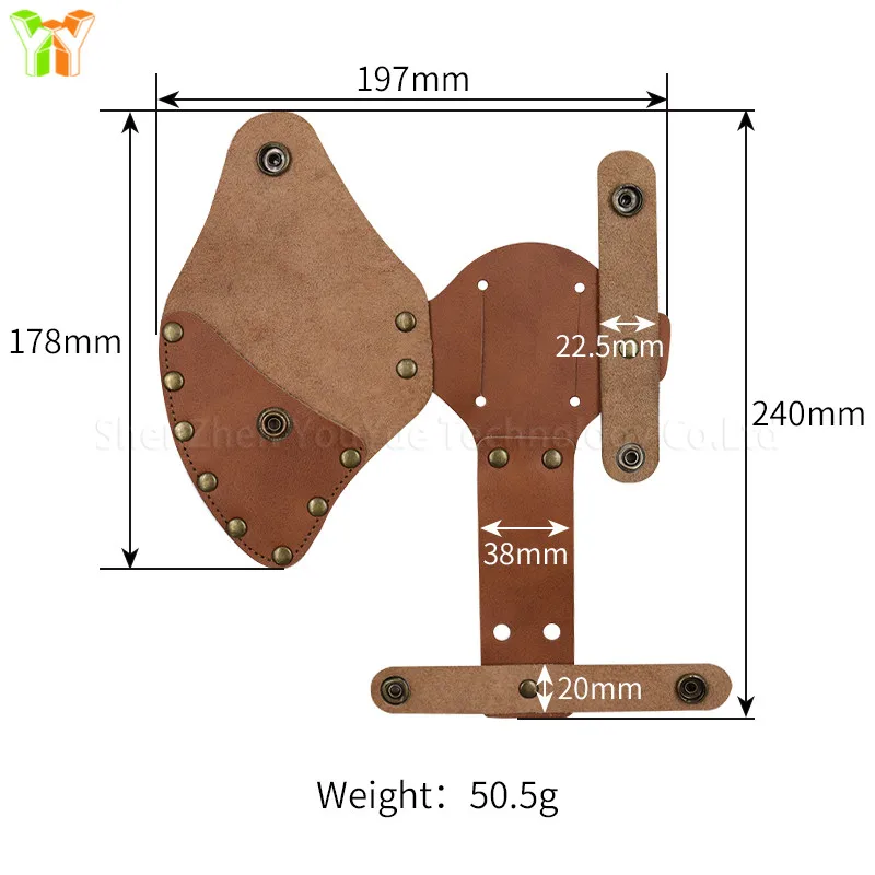 Leather Axe Head Cover Portable Multifunctional Survival Hatchet For Axe Sheath Outdoor Camping Cover Blade Protection