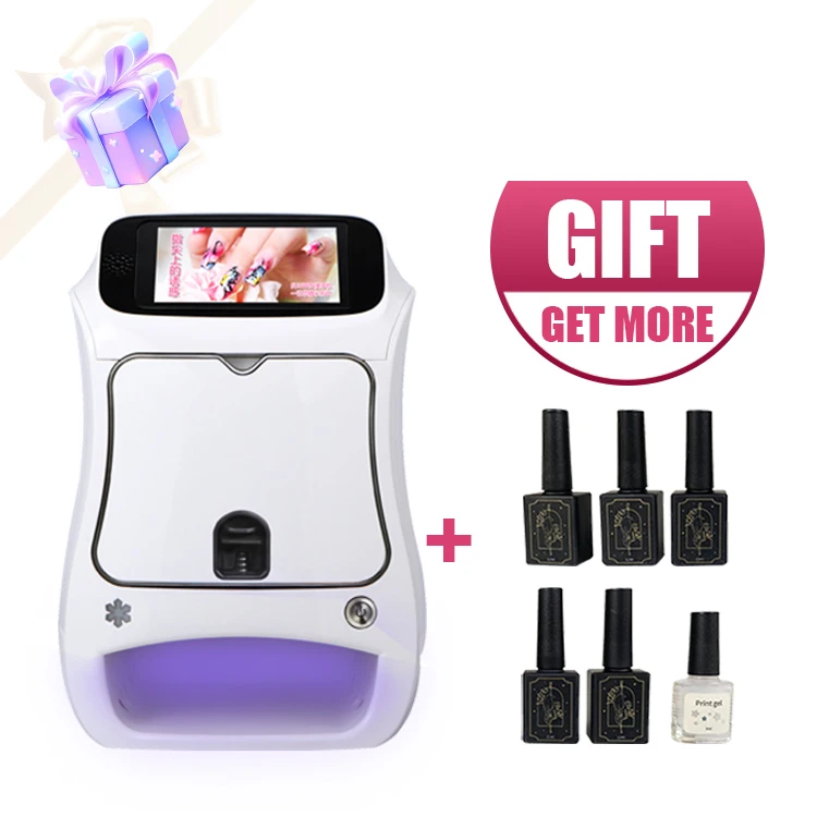 Nail Printer Painter Print coloful fashion image on nail printing machine multi finger wholesale digital nail printer device