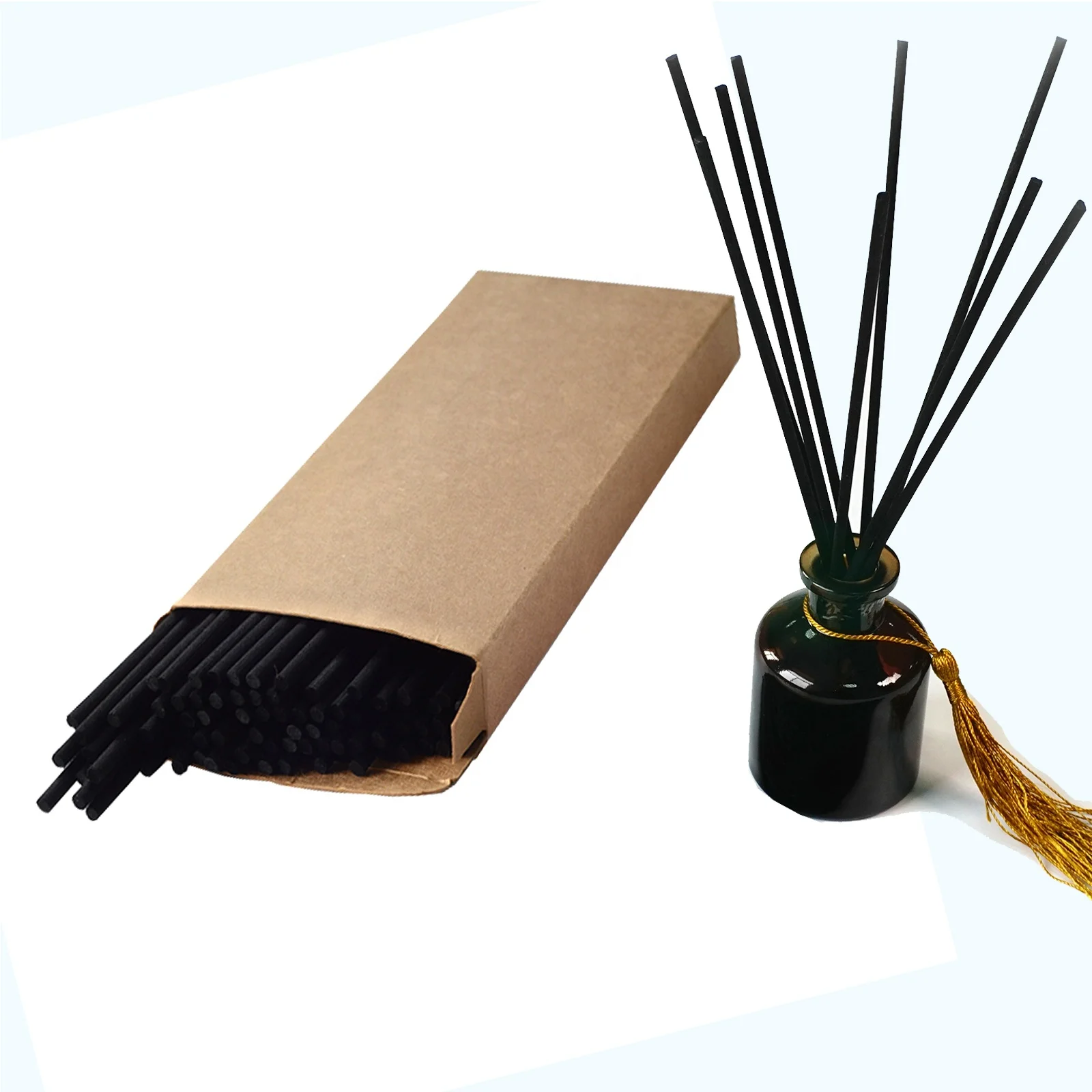 Reed Diffuser Fiber Aromatherapy Sticks Rattan No Glue Multicolor Perfume Aromatherapy Sticks for Decorative Aromatherapy