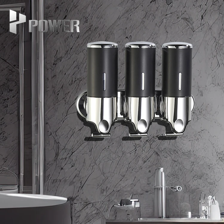 500ml Wall Mounted Hotel Shampoo And Conditioner Manual Liquid Soap Dispenser