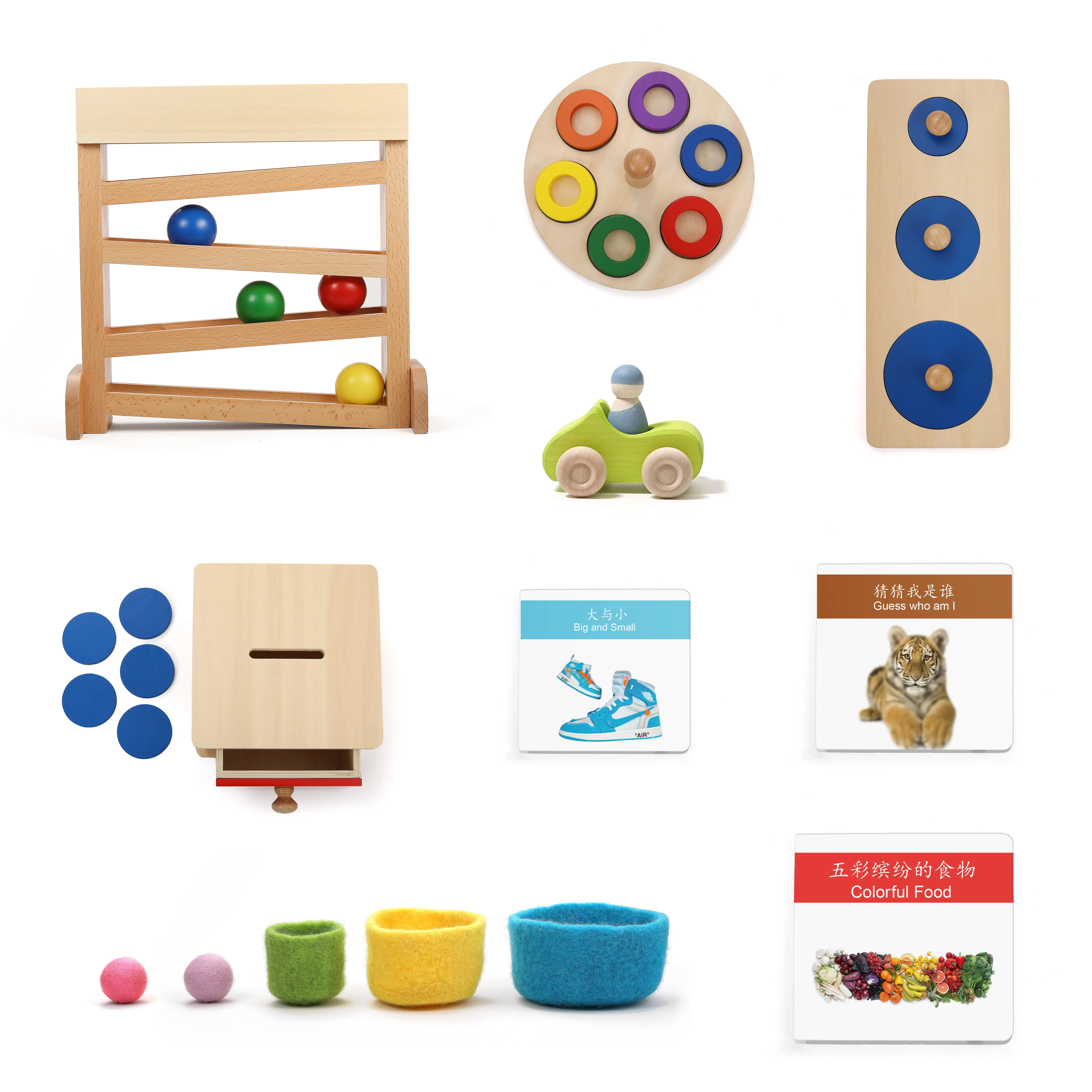 Leaderjoy Монтессори игрушечная коробка для животных детей 13-15 месяцев в Австралии