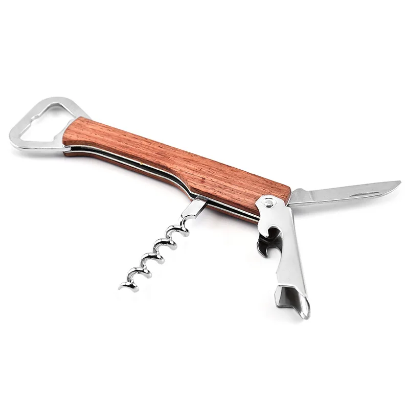 Professional Stainless Steel Beer Bottle Opener Bulk Multifunction Colorful Corkscrew Wine Opener