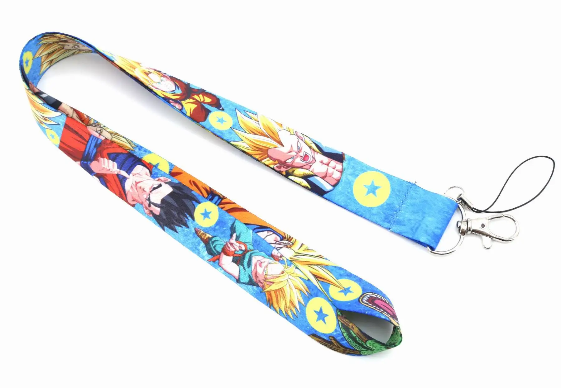 DBZ Goku Cloth Lanyard, Anime Goku Lanyard, Cartoon DBZ cloth Lanyard