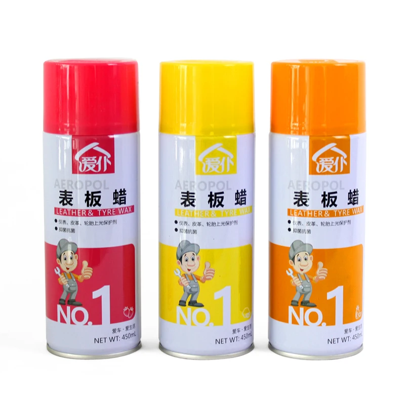 car interior care spray dashboard wax polish