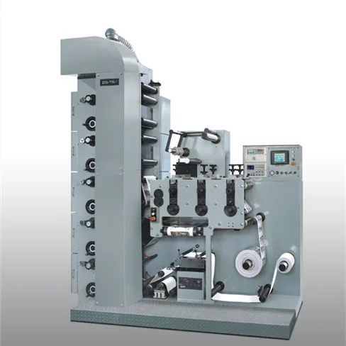 ZONTEN factory Thermal Paper Thermal Label Narrow Web Flexo Printing Machine