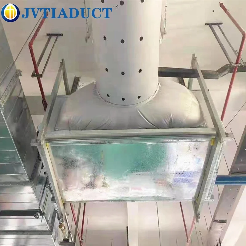 Customized round Fire-Resistant Flexible Air Duct for Air Conditioning & Ventilation HVAC Systems Hospitals Gyms Schools Halls