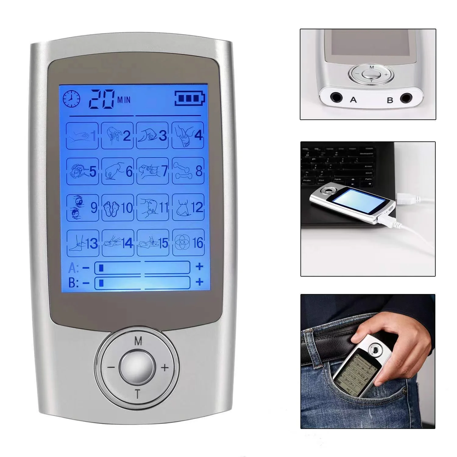 Top quality ems muscle stimulator machine Multifunctional physiotherapy TENS EMS Muscle Stimulator Machine