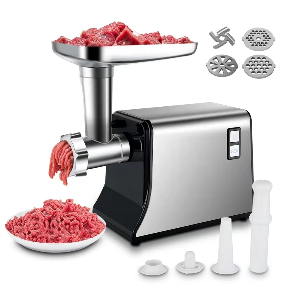 Electric Meat Grinders 800W Stainless steel Body Food Grinder Household Kitchen Appliance Sausage Stuffer Meat Picadora De Carne