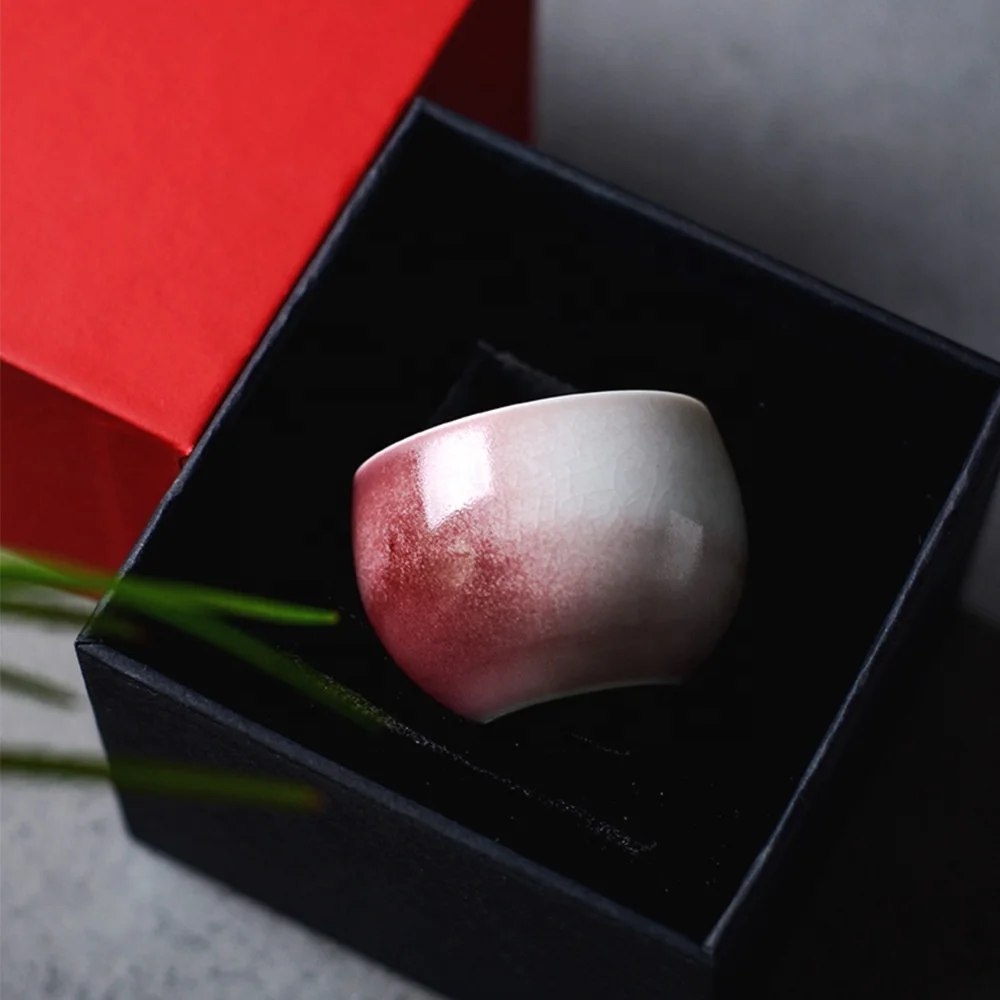 Vintage Stoneware Black Tea Cup  Souvenir Collection