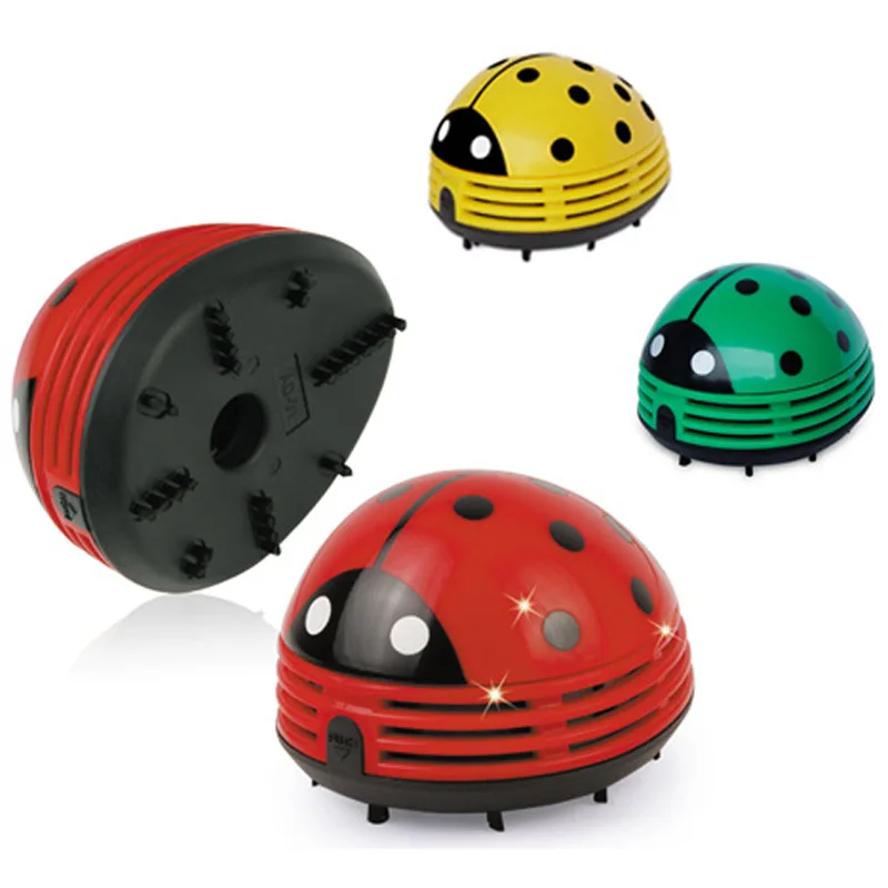 
Red Cute Beetle Shape Mini Desktop Vacuum Desk Dust Cleaner Mini Car Vacuum Cleaner Prices 