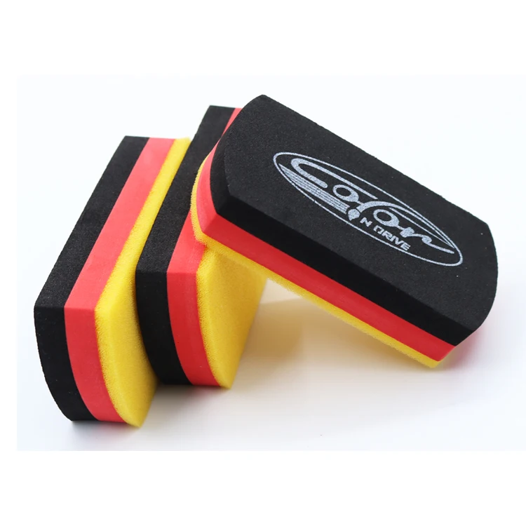 Car Ceramic Coating Sponge Automobiles Glass Nano Wax Coat Applicator Pads Sponges for auto waxing polishing
