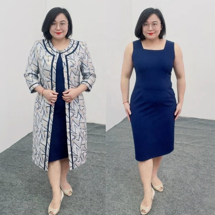 Elegant dress church dress for fat women church dress with high fashion