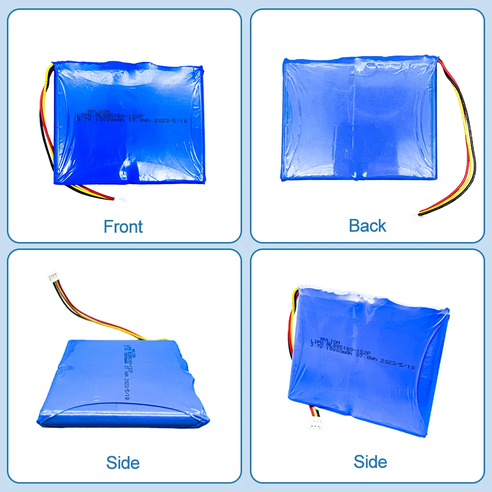 High Quality 3.7V 10000mAh 885180 Rechargeable Polymer Battery Lipo Suitable For Toy Power