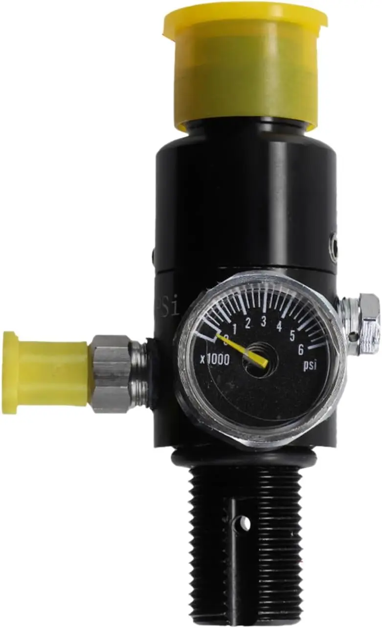 Double Oring PCP Paintball Co2 Air Mini HPA Regulator 4500psi Output Pressure 800psi