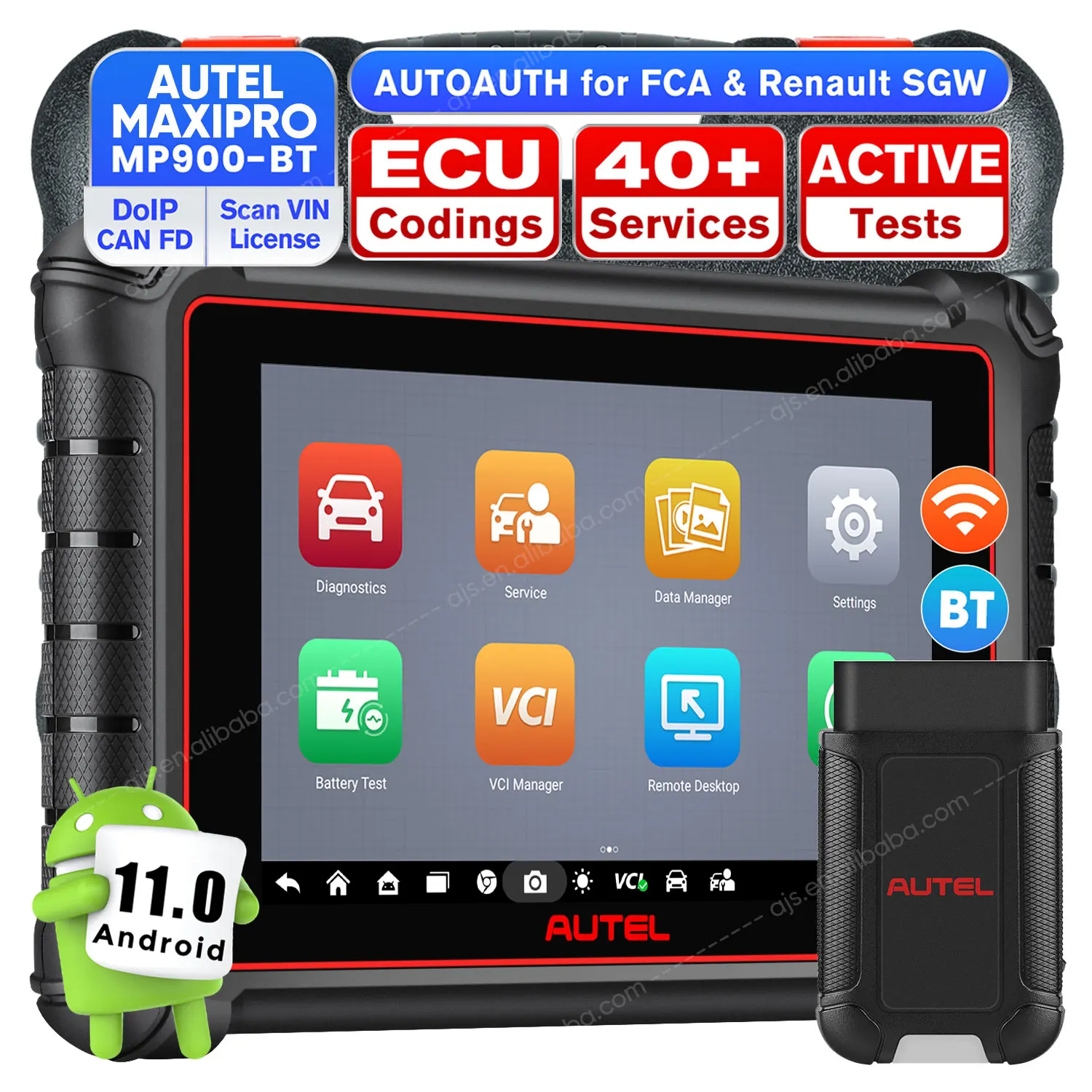 Autel MaxiPRO MP900 BT Vehicle OBD2 Scanner MP900Z MP808 MP900BT MP808BT Altar MP 900Z 808 900 PRO Car Diagnostic Tool