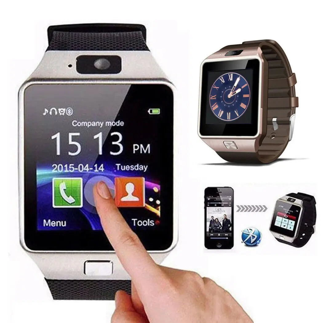 Wholesale  topsales Cheapest DZ 09 smart watch With Camera Video Call WiFi Touch Screen smart watch Support SIM Card