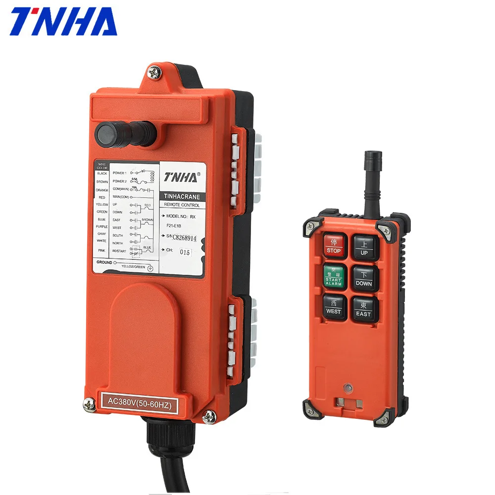 TNHA1-F21-E1B Good quality 8 channel industrial universal waterproof hoist wireless remote control crane radio switch station