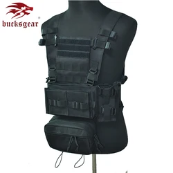 Factory Military Combat Protection Vest MOLLE System Adjustable Detachable Pouches For Tactical Battlefield Training