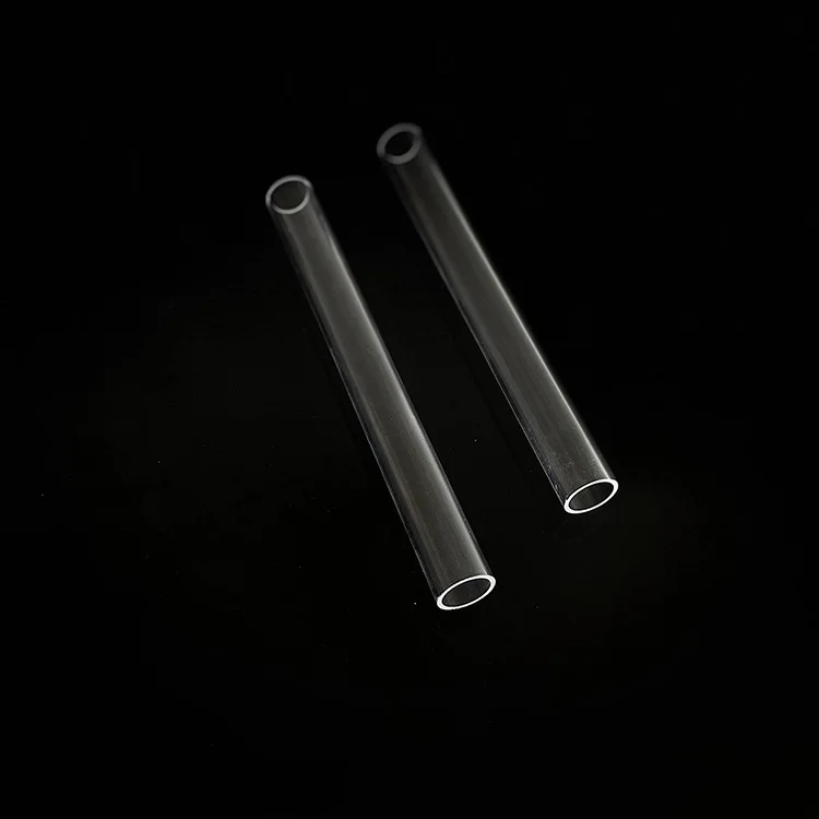 1200c High Temperature Sealing Quartz Tube With Flange Quartz Heating Tube Quartz Tube Ozone Generator