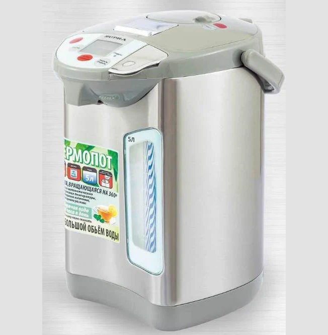 5L LCD 5 Temperature Setting Children Lock 3 Ways Water Dispense Reboil Auto Clean Electric air Pot Thermo