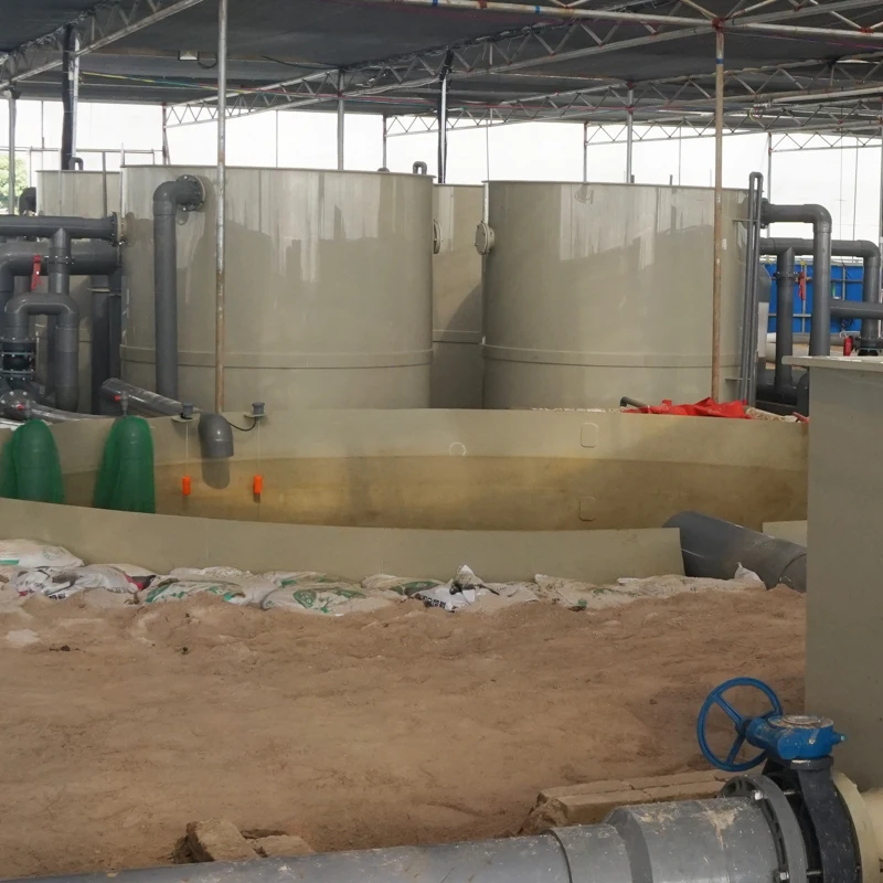 Circular Fish Farm with Tanks  for Commercial Fish Farm  ras system equipment customize indoor ras fish farming