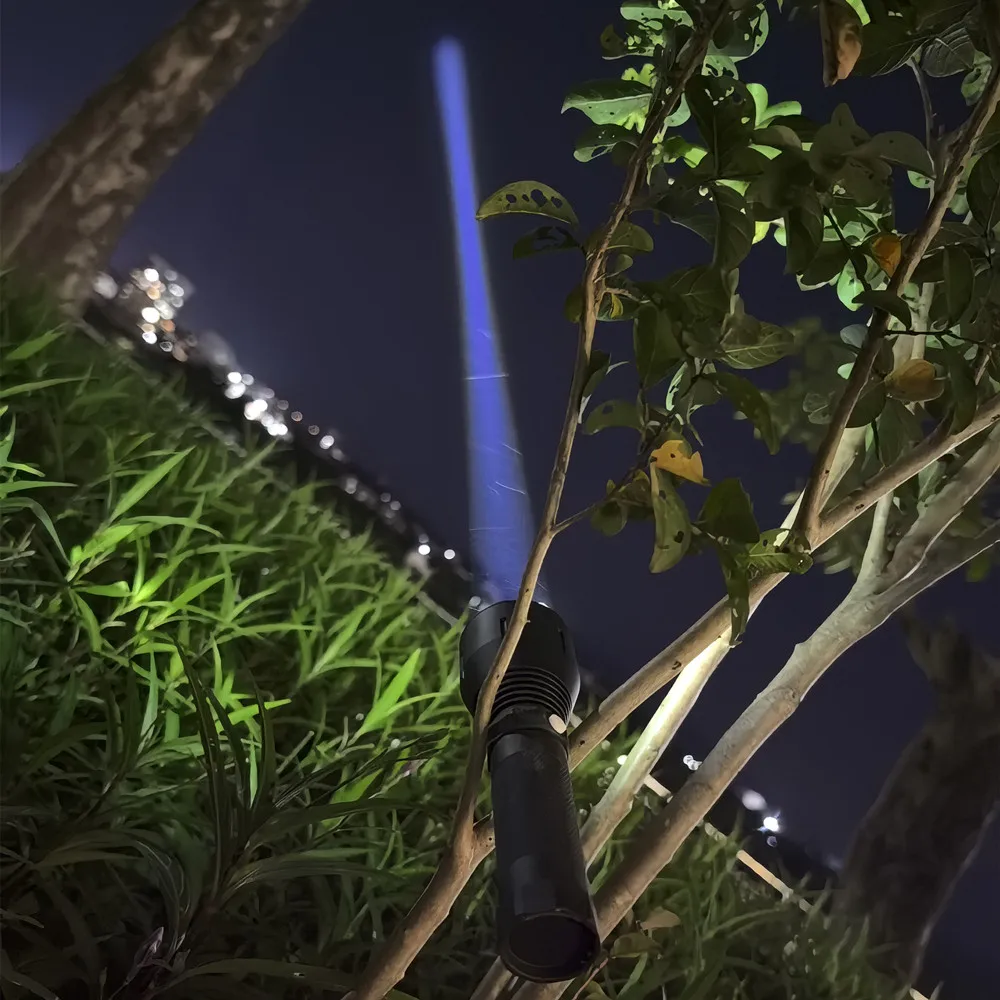 outdoor laser lighting powerful tactical flashlight long range laser search light