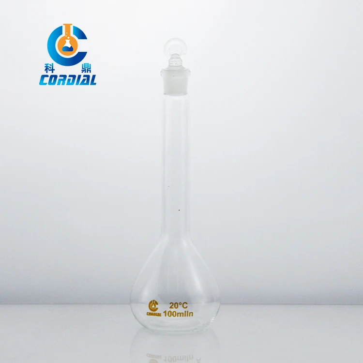 1621 CORDIAL glass volumetric flask Wholesale Lab Glassware Borosilicate Glass Measuring Flask