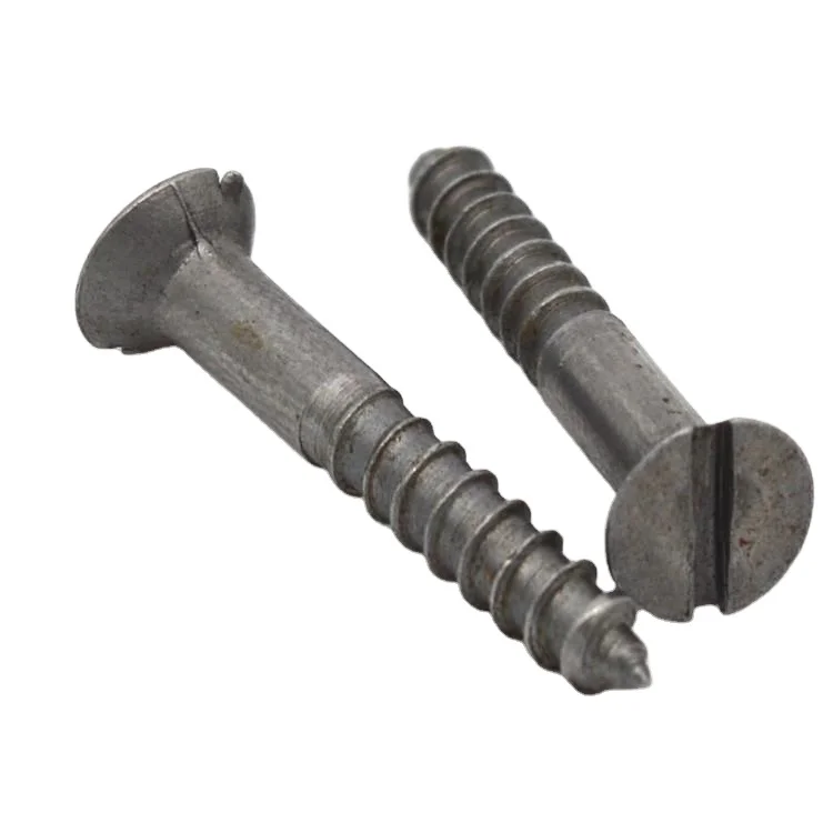 China Fastener slotted countersunk head wood screws DIN97