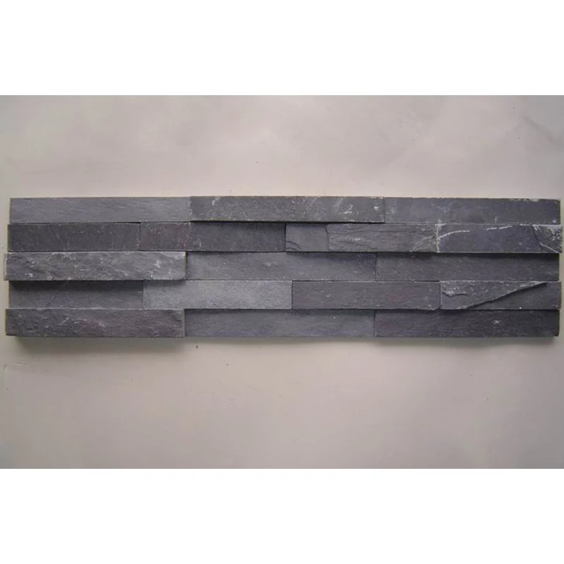 black slate stone decoration wall cladding panel