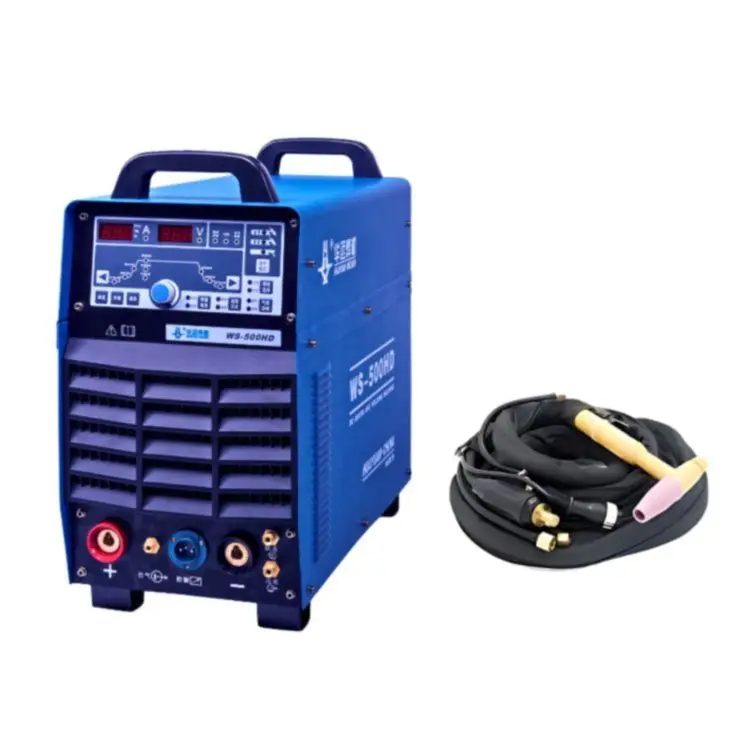 WS-500HD мощный 2 в 1 TIG/MMA IGBT инвертор аргонно-дуговая сварочная машина с импульсным двигателем постоянного тока