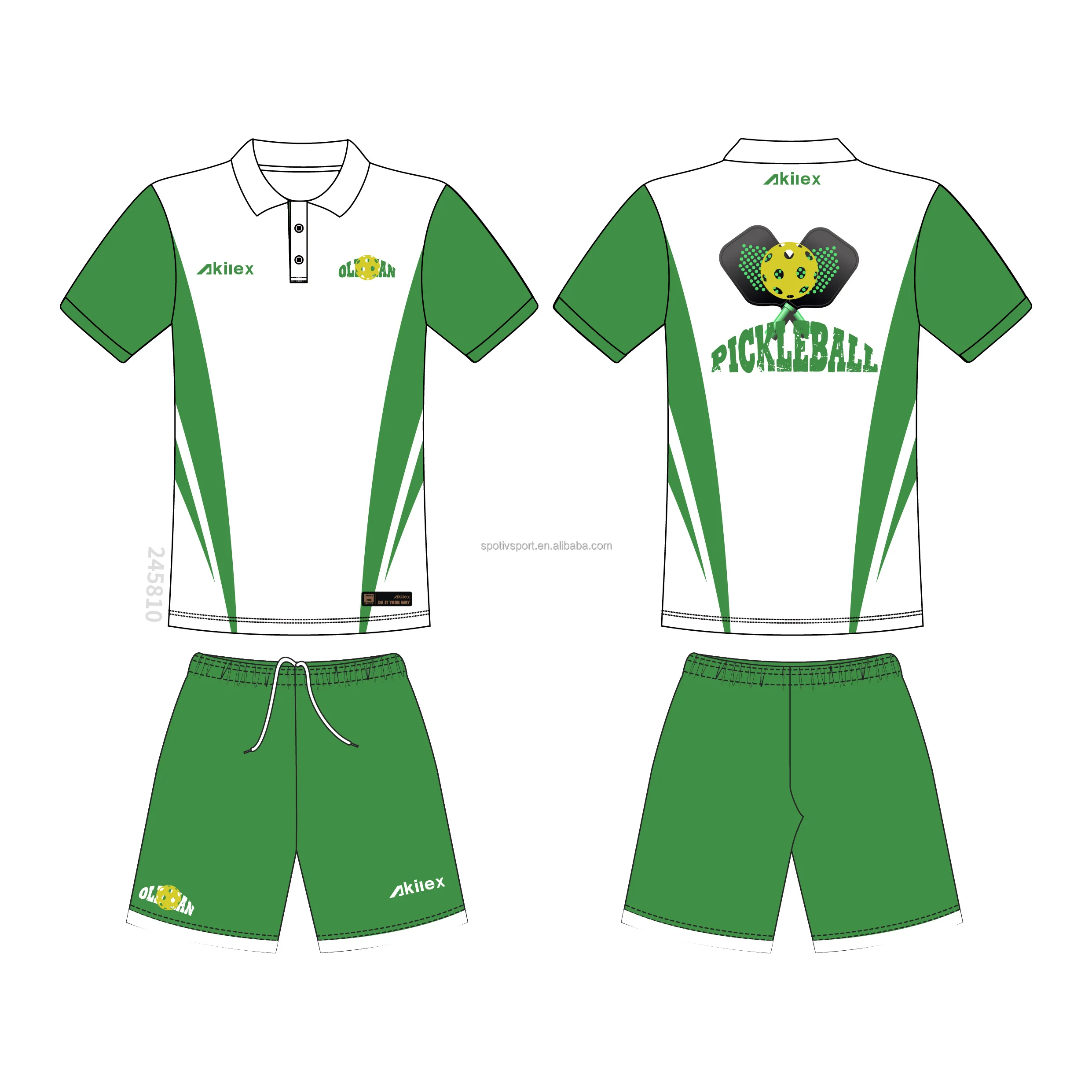 Pickleball Clothing Design Custom Brand Pala Pickleball Shirts Oem Odm Polyester Short Sleeve Pickleball Shirts