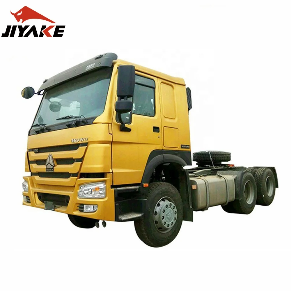 Dual Wheel Tractors de China Howo Sinotruk 10 Wheeler Tractor 6x4 351 - 450hp Head Truck cng For Sale