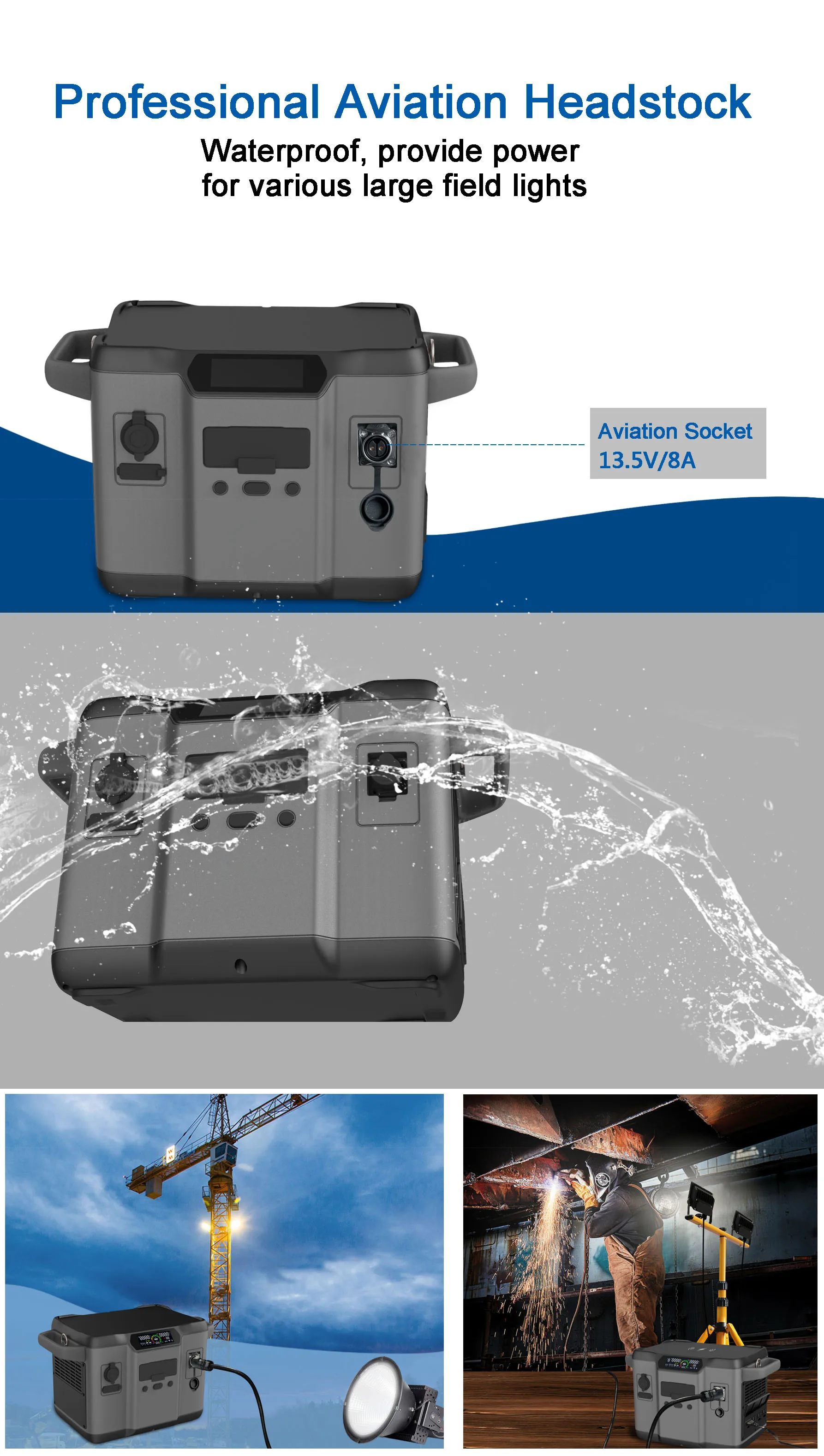 No gasoline No noise Campers RVs LiFePO4 lithium generator Portable 1200W Solar panel charging power stations bank station