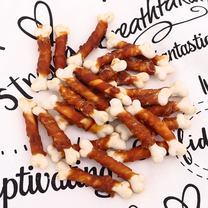 Еда для собак, куриная обертка, мягкие кости кальция, лакомства для домашних животных, жевательные кости для собак