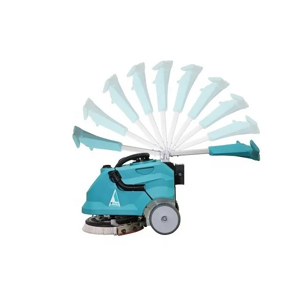 
Compact Floor Scrubber Walk Behind Scrubber Dryer Auto Floor Scrubber 