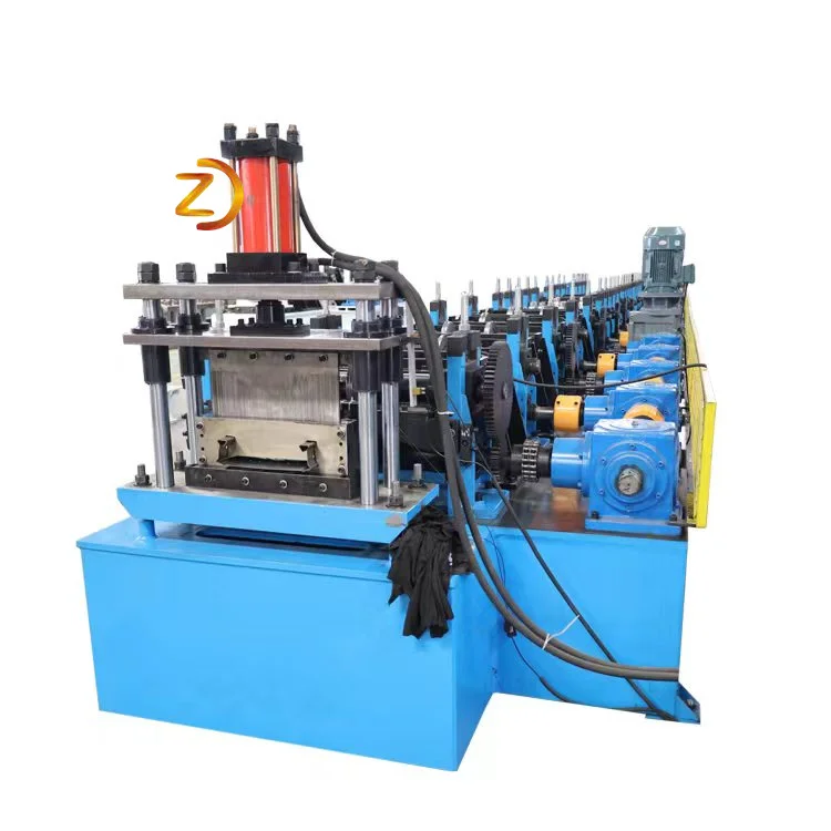 Steel storage shelf column roll forming machine Shelves Rack Pillar Beam Upright Roll Forming Machine making machinery