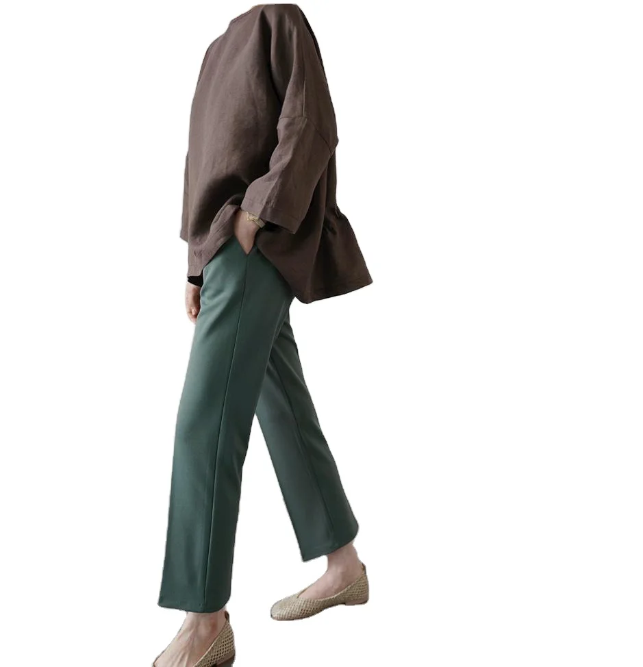 
2021 Ladies Round Neck Cute Sweet Shirt Fashion Comfortable Breathable Cotton Shirt 