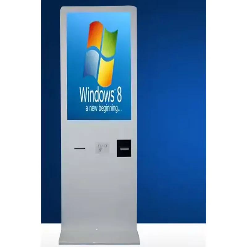 32 inch touch screen self checkout machine