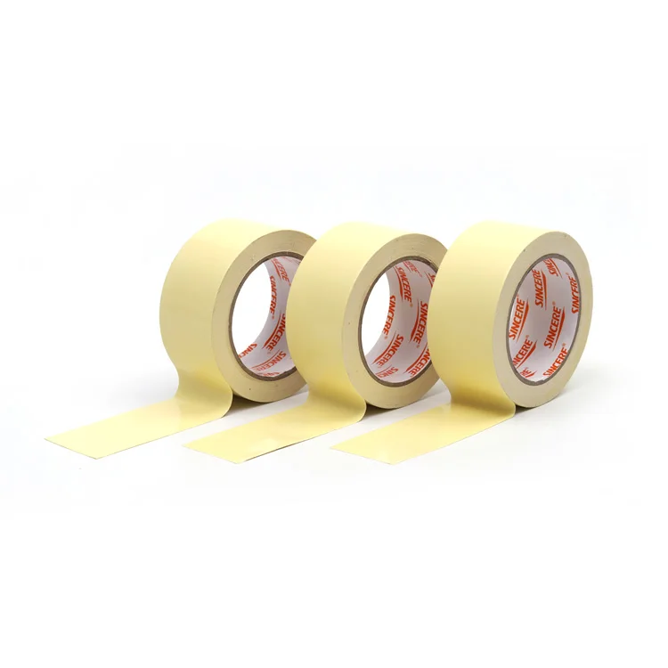 
Sample Supplied tapes manufacturing Heat Resistant 24MM Adhesive Crepe Paper Masking Tape with MT140 model 